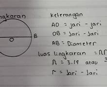 Mencari Keliling Lingkaran Jika Diketahui Diameternya